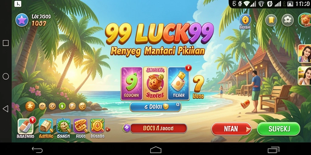 Tampilan gameplay <strong>99LUCK99</strong> yang menarik dan penuh warna.