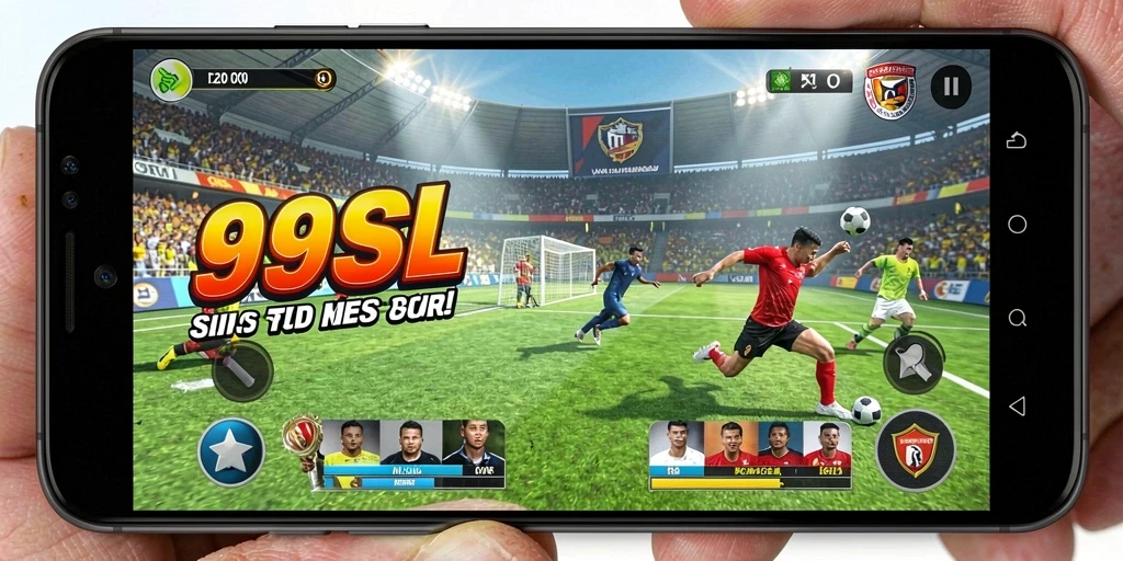 Tampilan gameplay menarik dari 99SL saat bertanding di lapangan.