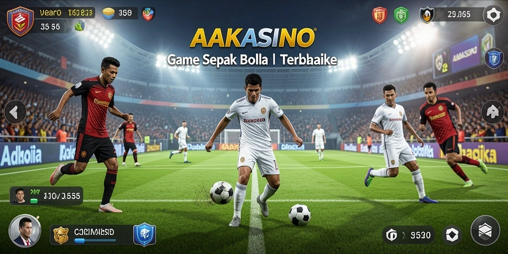 Tampilan gameplay menarik dari AAKASINO yang menampilkan aksi seru di lapangan.