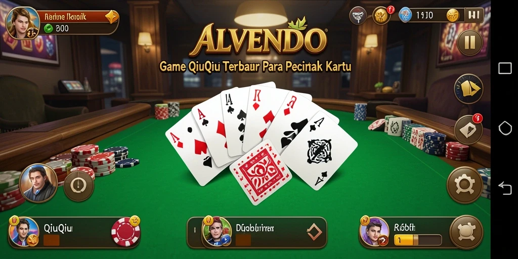 Gameplay seru QiuQiu di ALVENDO yang mengasyikkan.