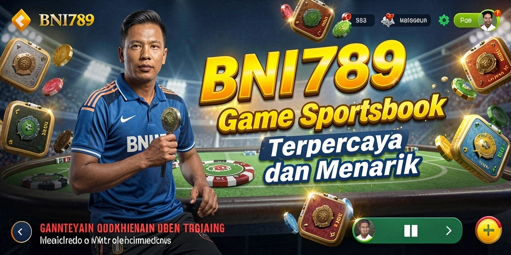 Tampilan utama BNI789 menampilkan berbagai opsi taruhan olahraga secara langsung.