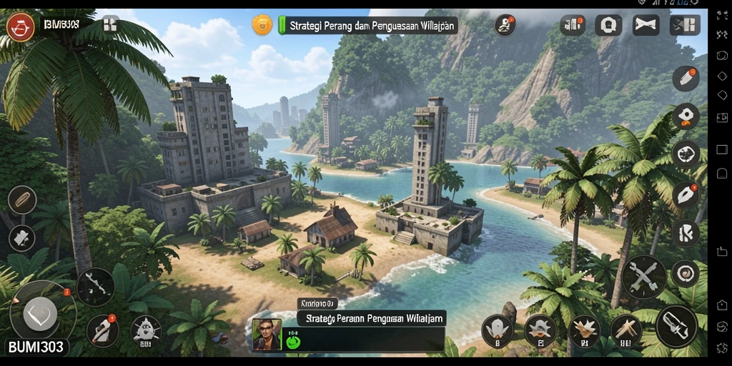 Tampilan gameplay strategi BUMI303 yang mendebarkan dan penuh taktik.