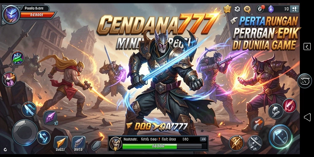 Gameplay CENDANA777 menampilkan pertarungan seru dengan efek visual yang memukau.