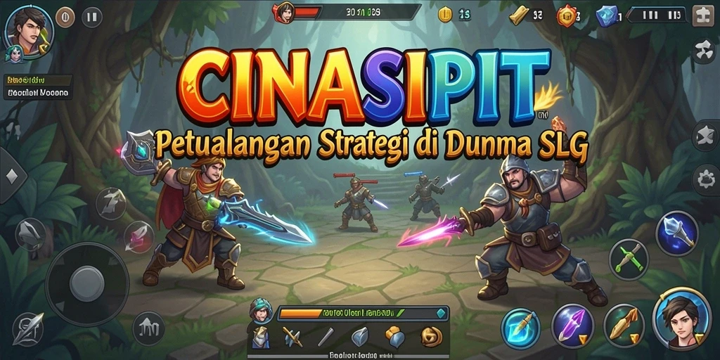 Screenshot menampilkan aksi seru dalam pertempuran strategi CINASIPIT.