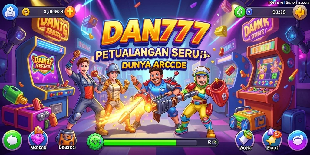 Tangkapan layar utama <strong>DAN777</strong> menampilkan gameplay yang menegangkan dan penuh warna.