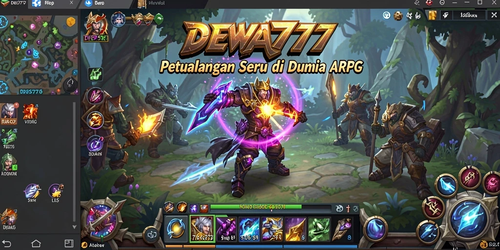 Gameplay seru DEWA777 dengan aksi pertarungan yang mendebarkan.