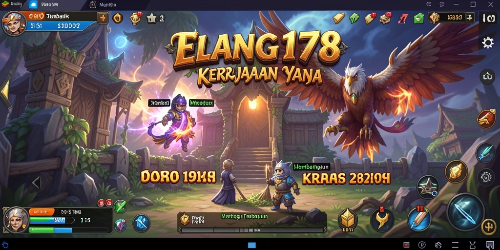 Tampilan gameplay ELANG178 menampilkan pertempuran yang seru dan strategi yang mendalam.