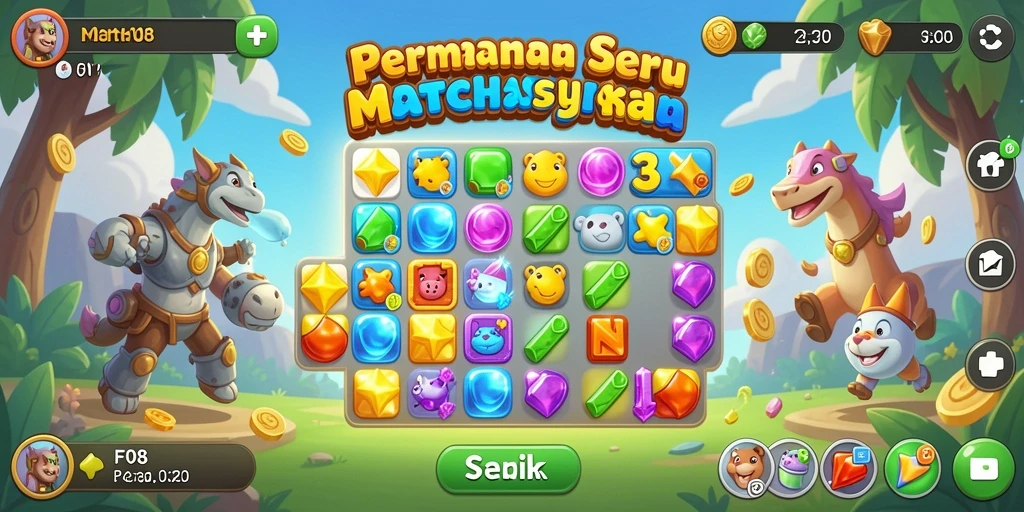 Tampilan menarik dari gameplay F08 yang menantang.
