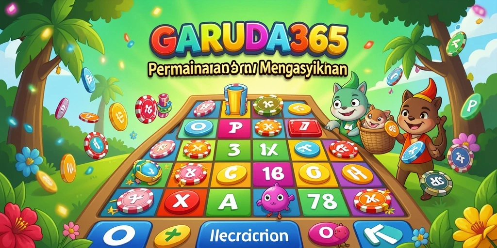Tampilan menarik dari gameplay Bingo GARUDA365 yang penuh warna.