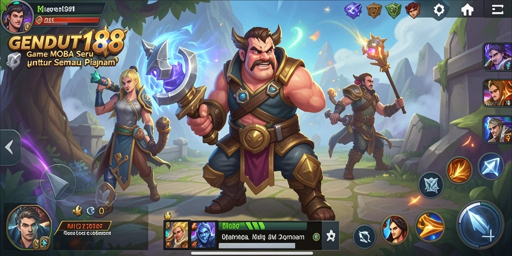 Tampilan gameplay <strong>GENDUT188</strong> yang menarik dan dinamis.