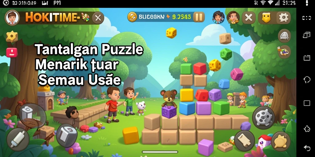 Tampilan gameplay HOKITIME yang menantang dan mengasyikkan.