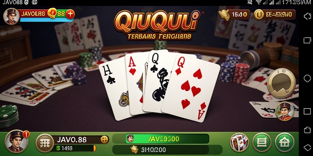 Gameplay seru QiuQiu di JAVO88 dengan interaksi sosial.