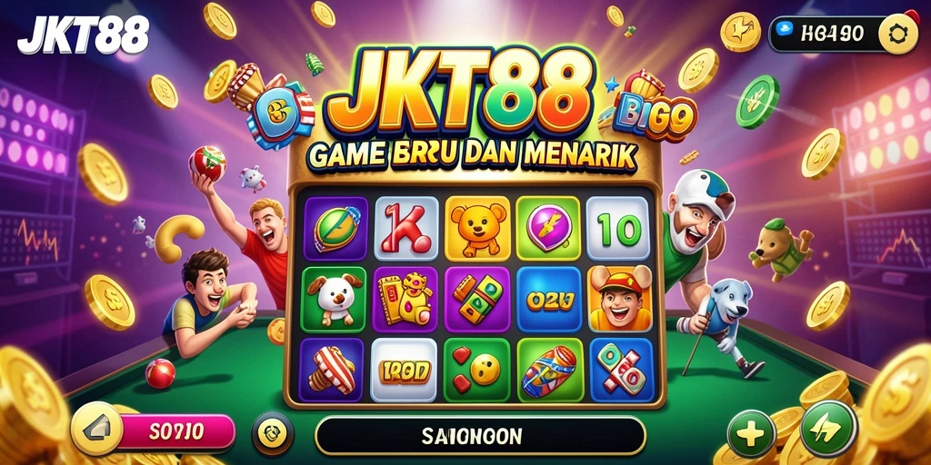 Tampilan gameplay seru JKT88 dengan antarmuka Bingo yang menarik.