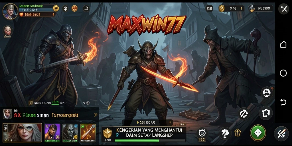 Tampilan seram gameplay MAXWIN77 yang menakutkan dan mendebarkan.