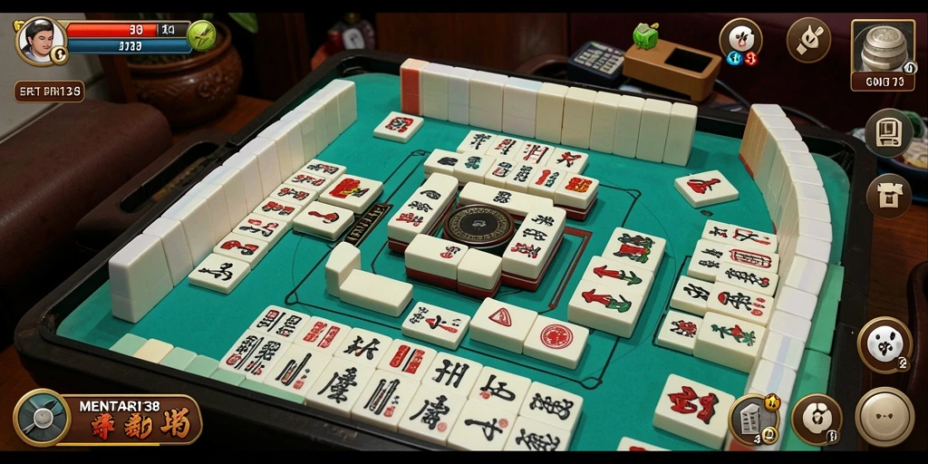 Tangkapan layar menunjukkan gameplay Mahjong yang menarik di MENTARI138.