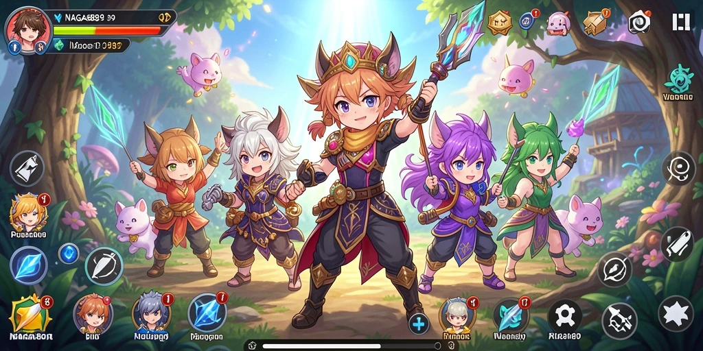 Gameplay NAGA889 menampilkan petualangan seru di dunia Anime.