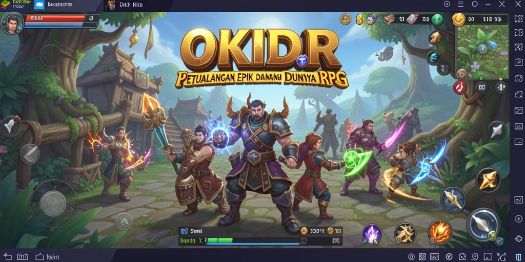 Gameplay menegangkan dan mendebarkan dalam OKIDR.
