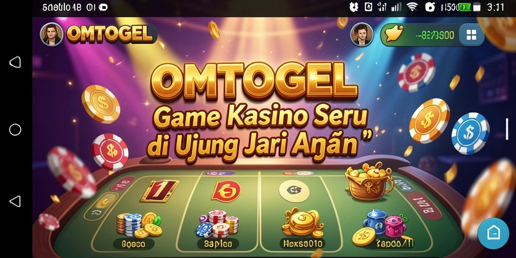 Tampilan menarik dari gameplay Kasino di OMTOGEL.