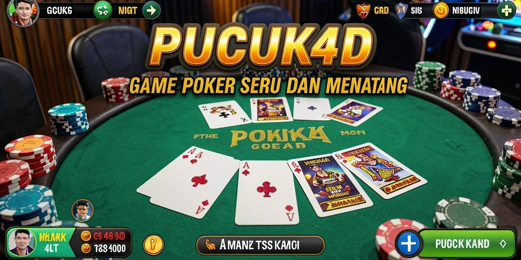 Tampilan gameplay mendebarkan dalam PUCUK4D saat pemain bertanding.
