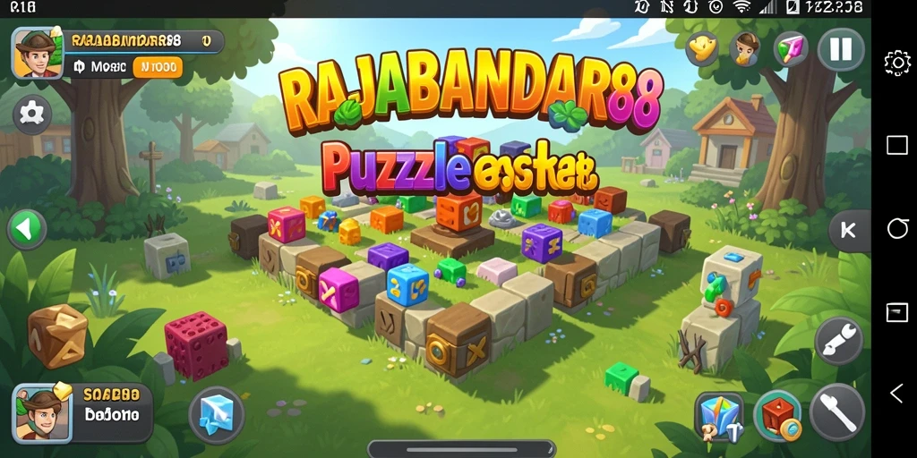 Tampilan utama gameplay <strong>RAJABANDAR88</strong> yang menampilkan berbagai teka-teki menarik.