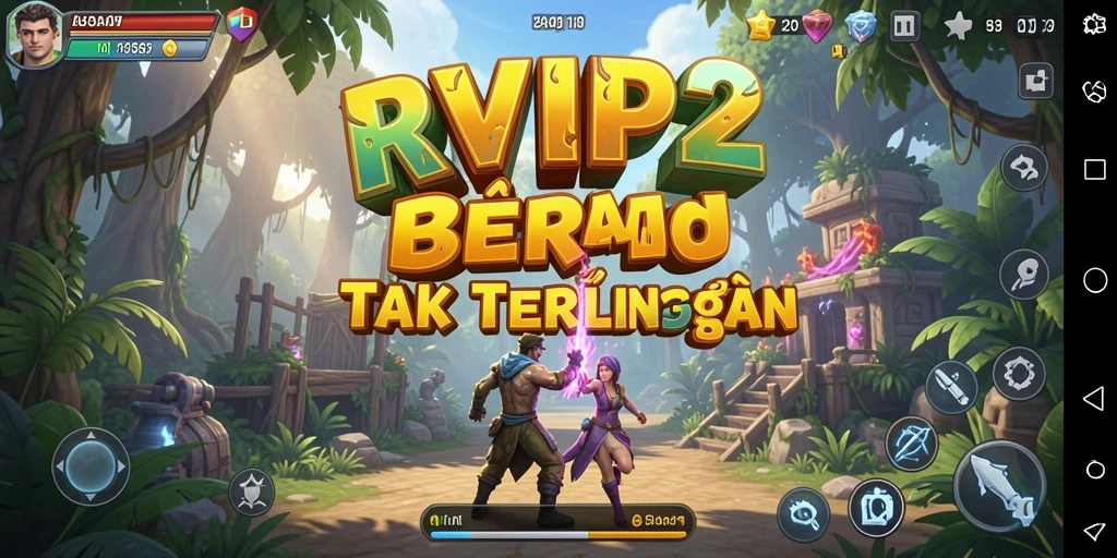 Tampilan gameplay seru dari RVIP2 yang penuh petualangan.