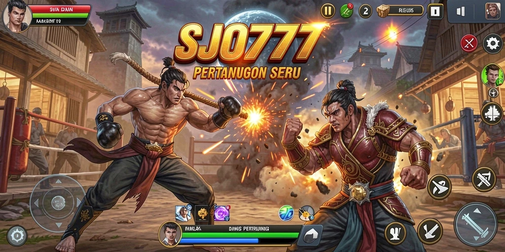 Tampilan gameplay SJO777 yang mendebarkan dalam pertarungan langsung.