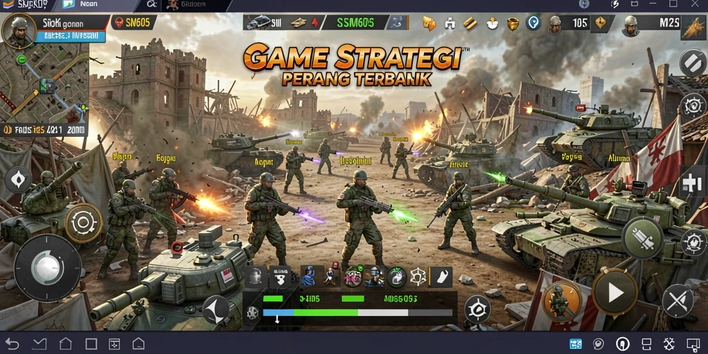 Tampilan menarik dari gameplay <strong>SM605</strong> yang mendebarkan.