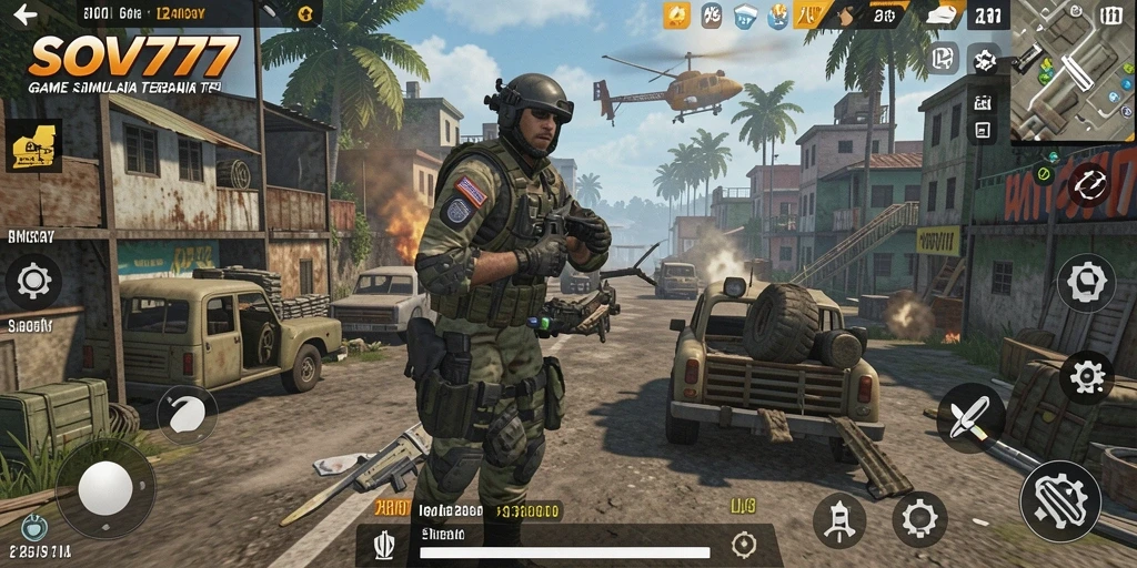 Tangkapan layar gameplay menarik dari SOV777 menawarkan pengalaman simulasi mendalam.