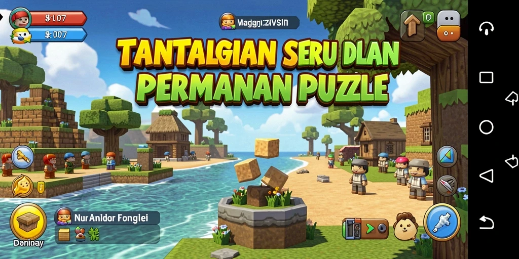 Tampilan gameplay V07 yang menarik dan menantang untuk dipecahkan.