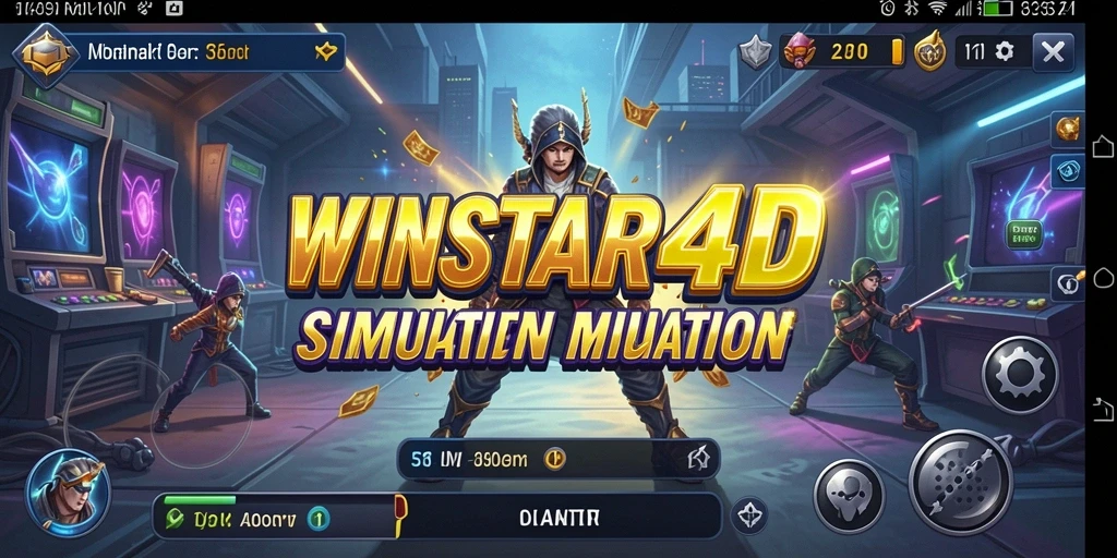 Screenshot utama WINSTAR4D menampilkan gameplay simuler yang mengasyikkan.