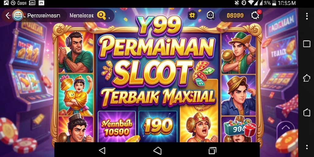 Tampilan gameplay menarik Y89 yang penuh warna dan dinamis.